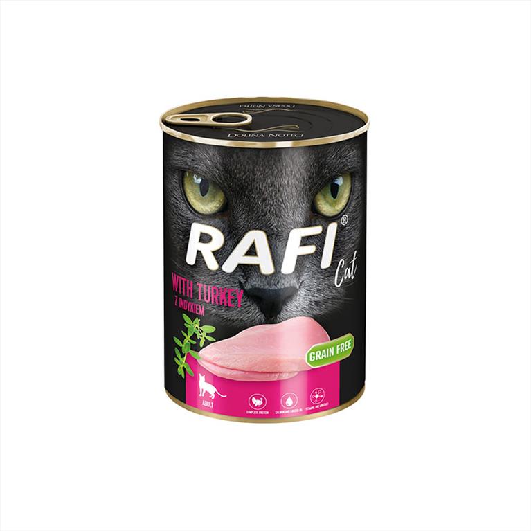 Rafi Cat Adult Πατέ Γαλοπούλα 400gr
