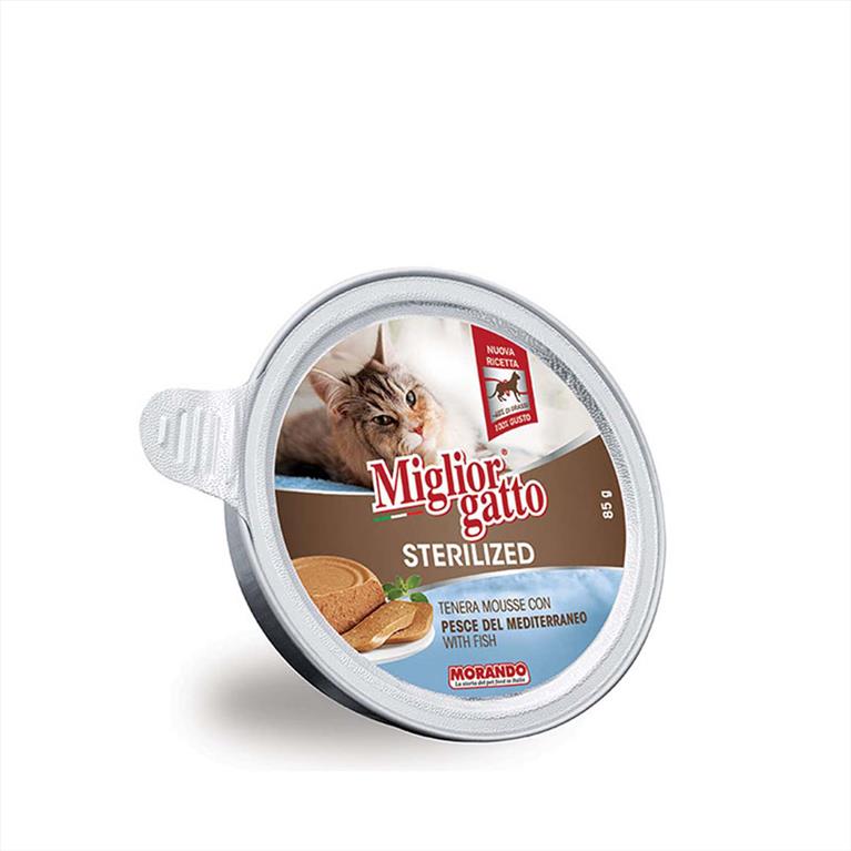 Miglior Gatto Sterilised Mousse Ψάρι 85gr