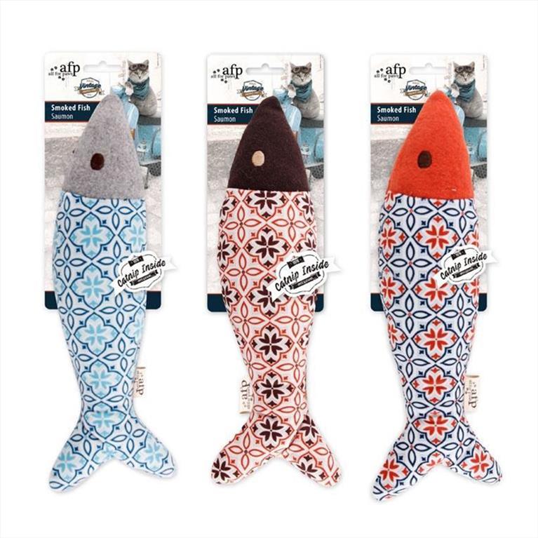 AFP Παιχνίδι Γάτας Smoked Fish με Ταινία που Θροΐζει (Κρίτσι Κρίτσι)