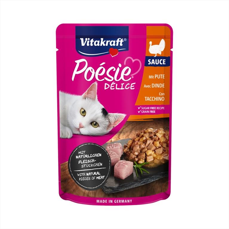 Vitakraft Poesie Delice με Γαλοπούλα σε σάλτσα 85gr