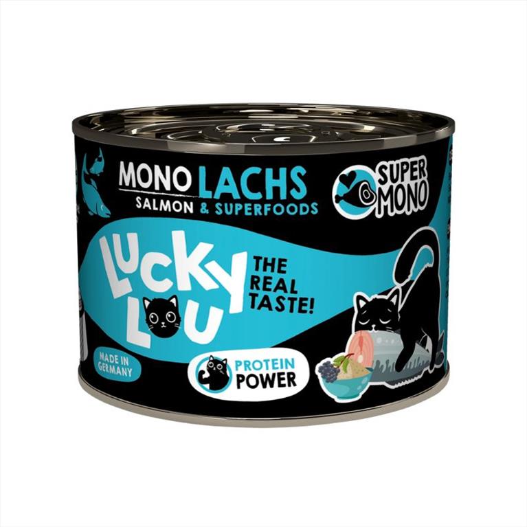 Lucky Lou SuperMono Σολομός με Elderberries και Μαγιά Μπύρας 190gr