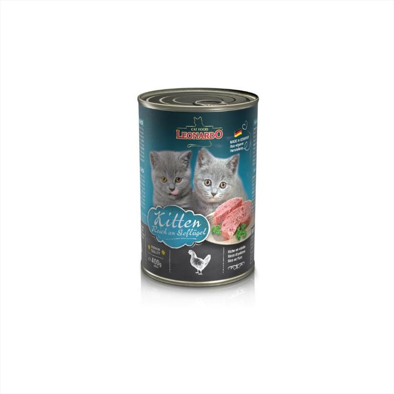 Leonardo Kitten Κονσέρβα με Πουλερικά 400gr