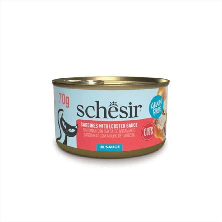 Schesir Cat Grill Cuts Σαρδέλες σε Αστακό 70gr