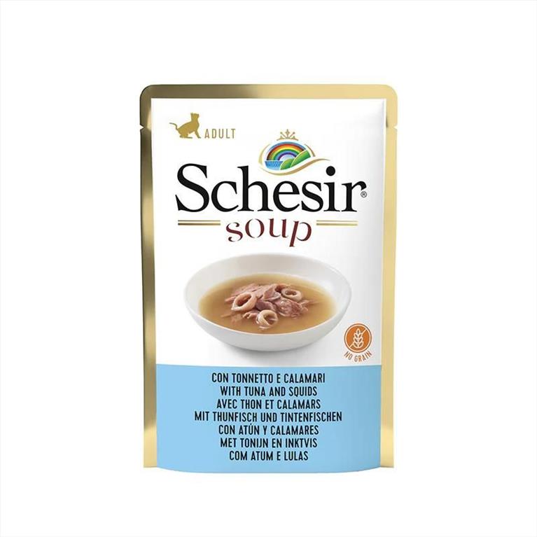 Schesir Wild με Τόνο και Καλαμάρι σε σούπα 85gr