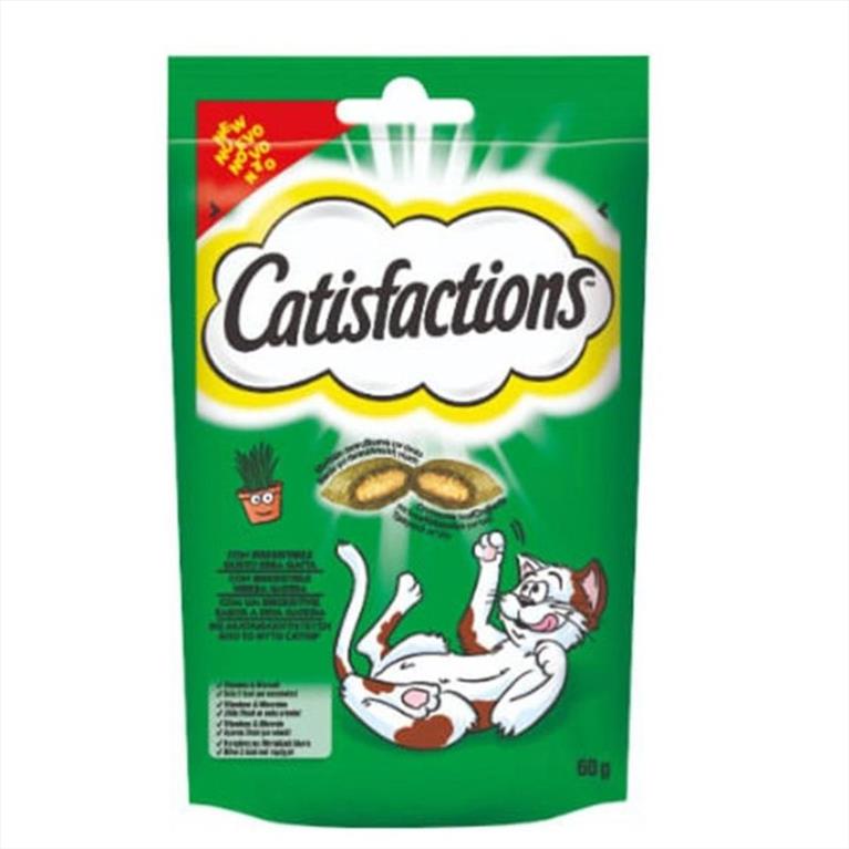 Catisfaction Mix Λιχουδιές Γάτας με Catnip 60γρ
