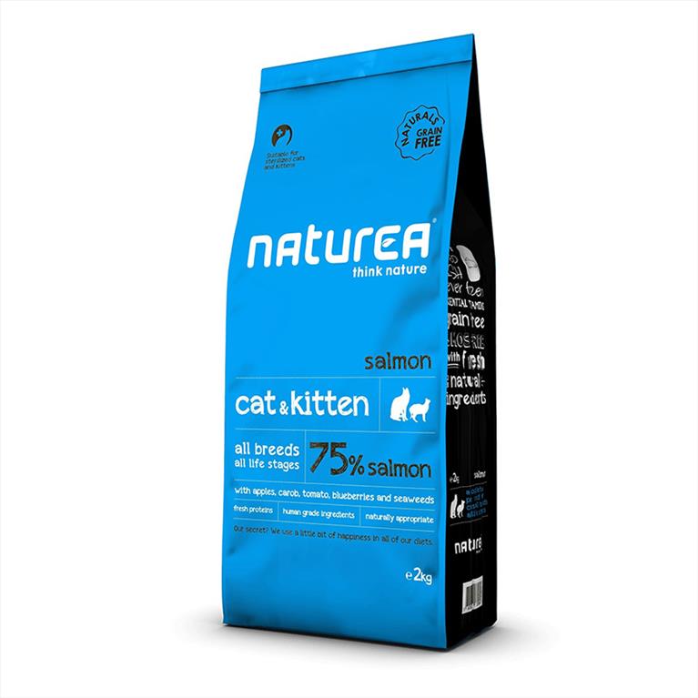 Naturea Naturals Cat & Kitten Salmon 2kg