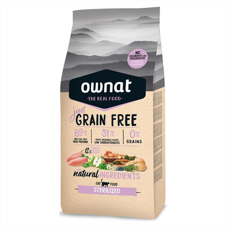 Ownat Just Cat Grain Free Sterilised 8kg