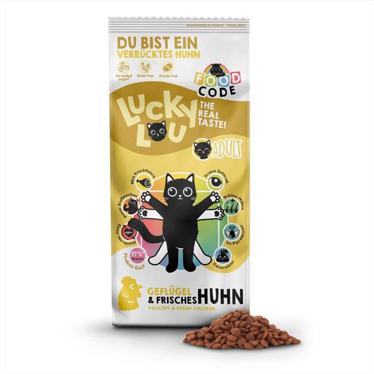 Lucky Lou Food Code Adult Πουλερικά & Φρέσκο Κοτόπουλο 3kg