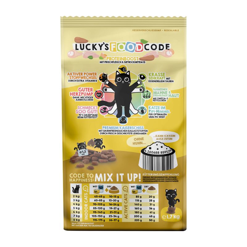 Lucky Lou Food Code Adult Πουλερικά & Φρέσκο Κοτόπουλο 3kg