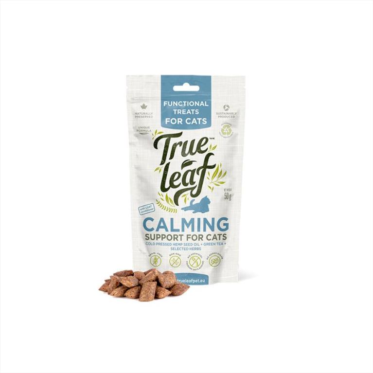 True Leaf Calming Λιχουδιές με Φαρμακευτική Κάνναβη, Πράσινο τσάι και Χαλαρωτικά Βότανα 50gr