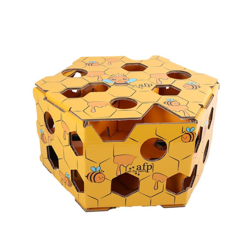AFP Διαδραστικό Παιχνίδι Γάτας Cartoon Fuzzy Hive Puzzle Box