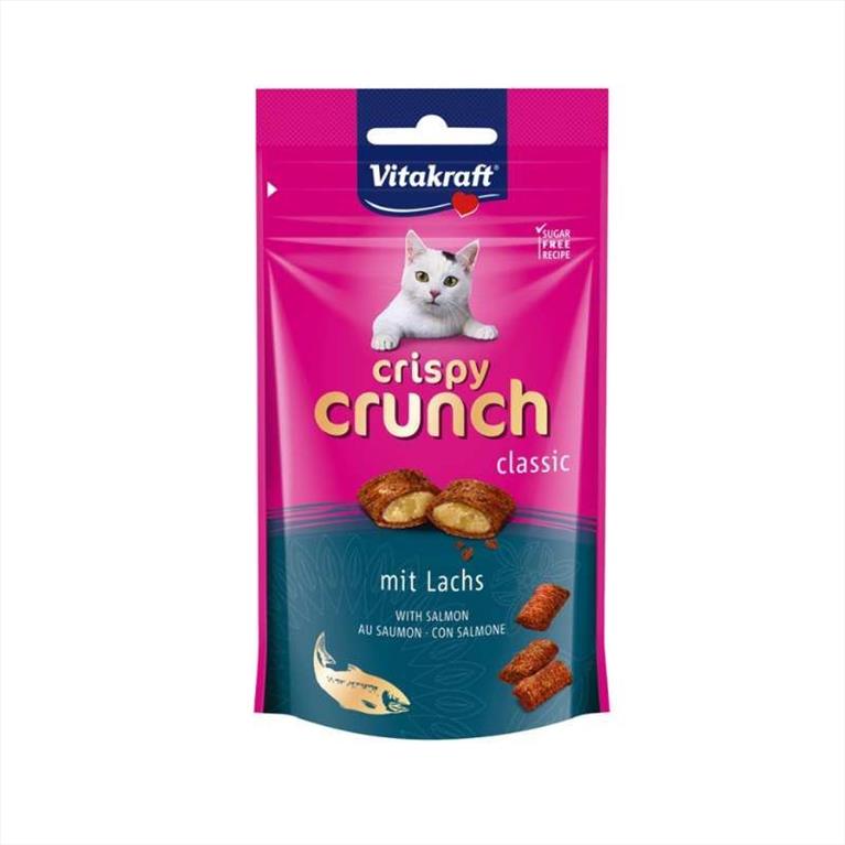 Vitakraft Crispy Crunch τραγανή λιχουδιά με Σολομό 60gr