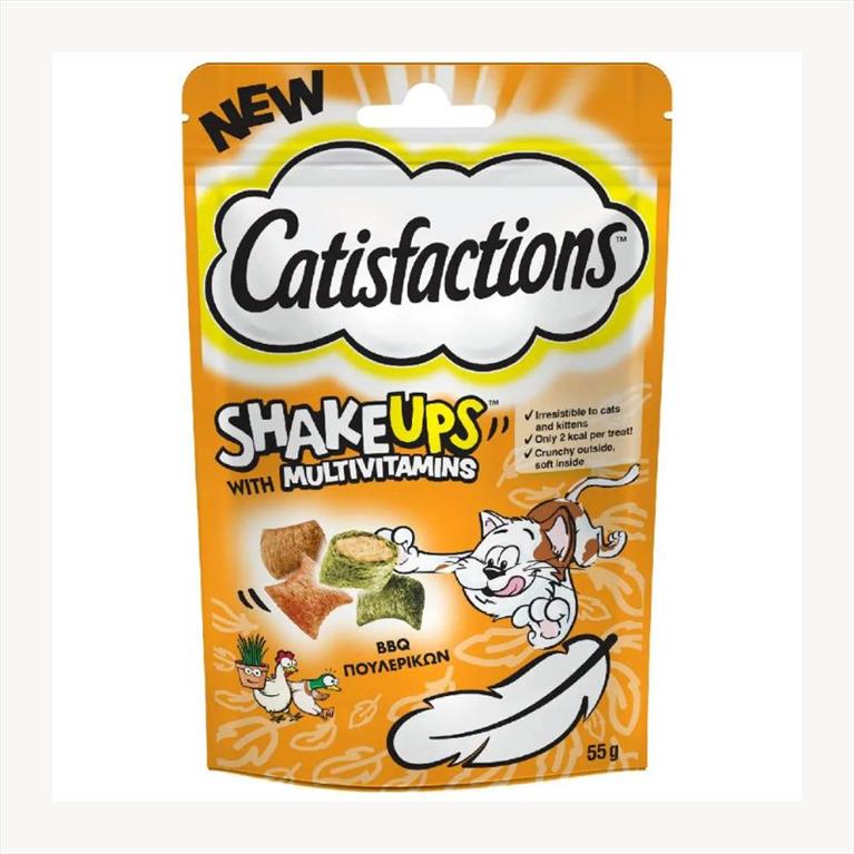 Catisfactions Shake ups BBQ Πουλερικών 55gr