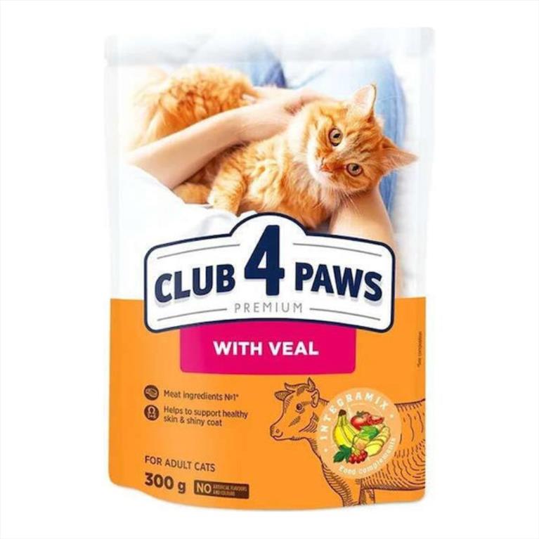 Club 4 Paws Adult με Μοσχάρι 300gr