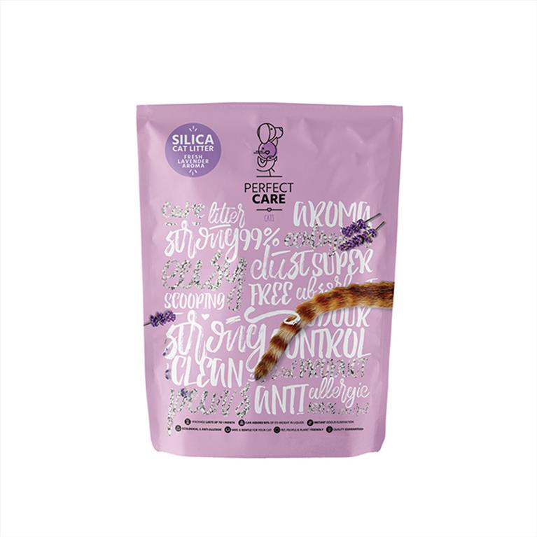 Perfect Care Litter Silica Λεβάντα 15L.