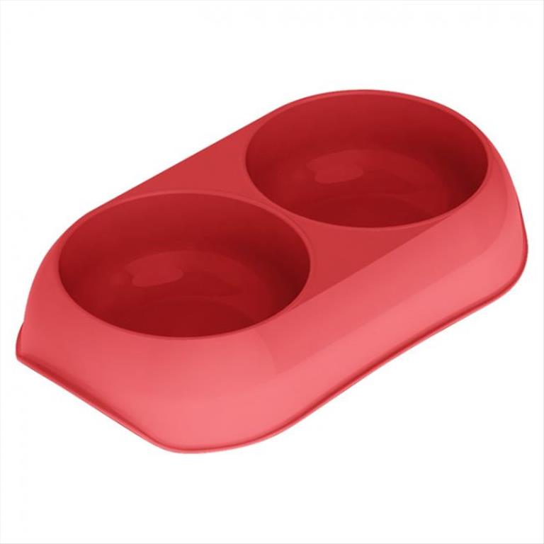 Διπλό Μπολ Γεύματος Πλαστικό Κοραλί 2x200ml