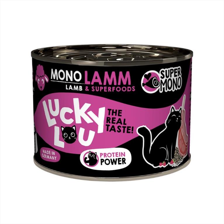 Lucky Lou SuperMono Αρνί με Βατόμουρα και Σπόρους Chia 200gr