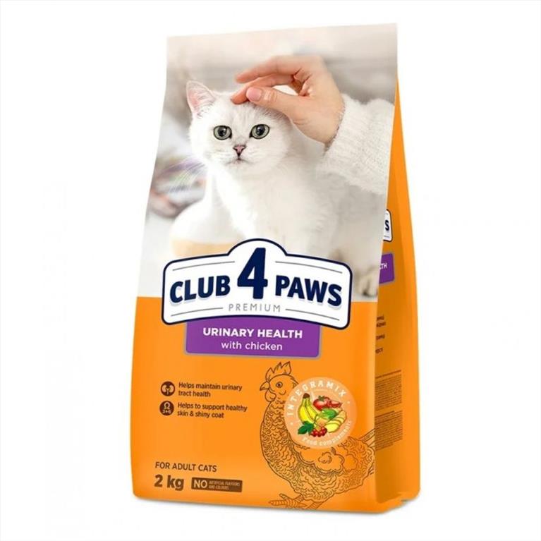 Club 4 Paws Urinary Health με Κοτόπουλο 2kg