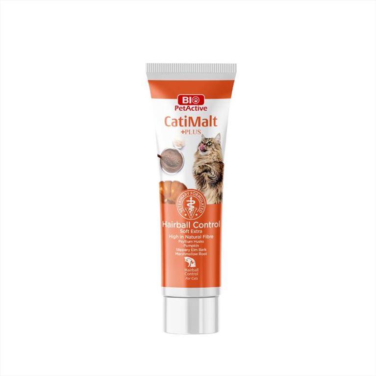 Bio Pet Active Catimalt Paste Πάστα Κατά των Τριχόμπαλων 100ml