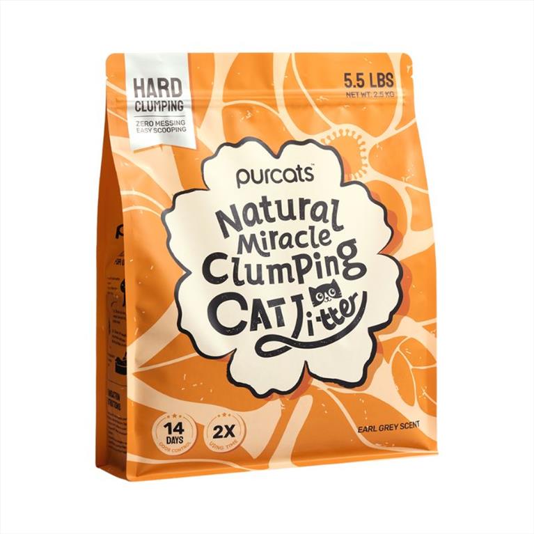 Cature Cassava Clumping Cat Litter Earl Grey 2.5kg