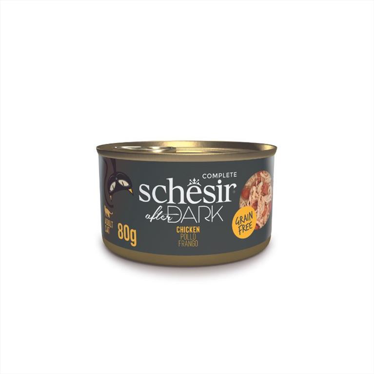Schesir Cat After Dark Wholefood με Κοτόπουλο 80gr