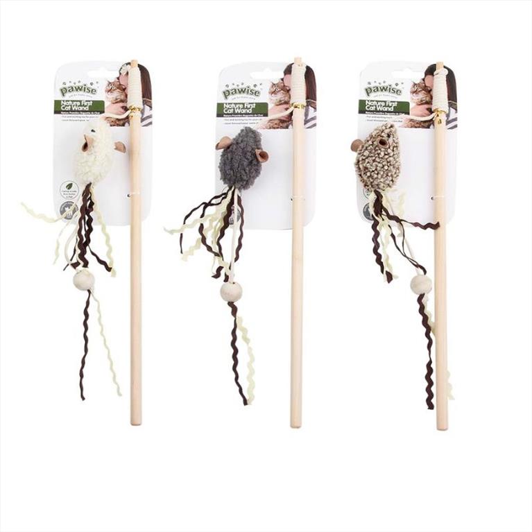 Pawise Παιχνίδι Γάτας Stick Nature First Mouse Teaser