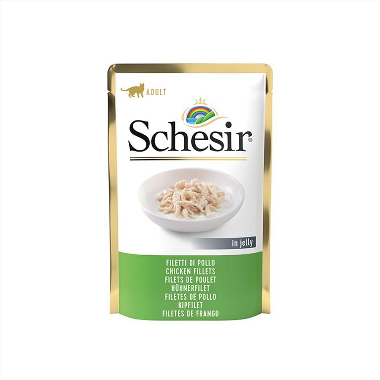 Schesir Pouch με Φιλετάκια Κοτόπουλο 85gr