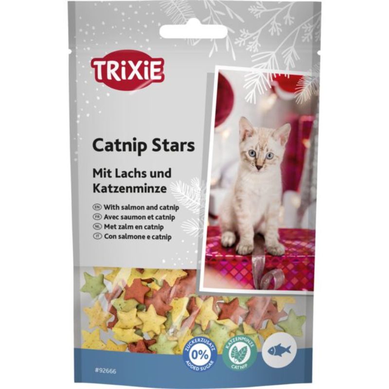 Trixie Χριστουγεννιάτικη Λιχουδιά Catnip Stars 50gr