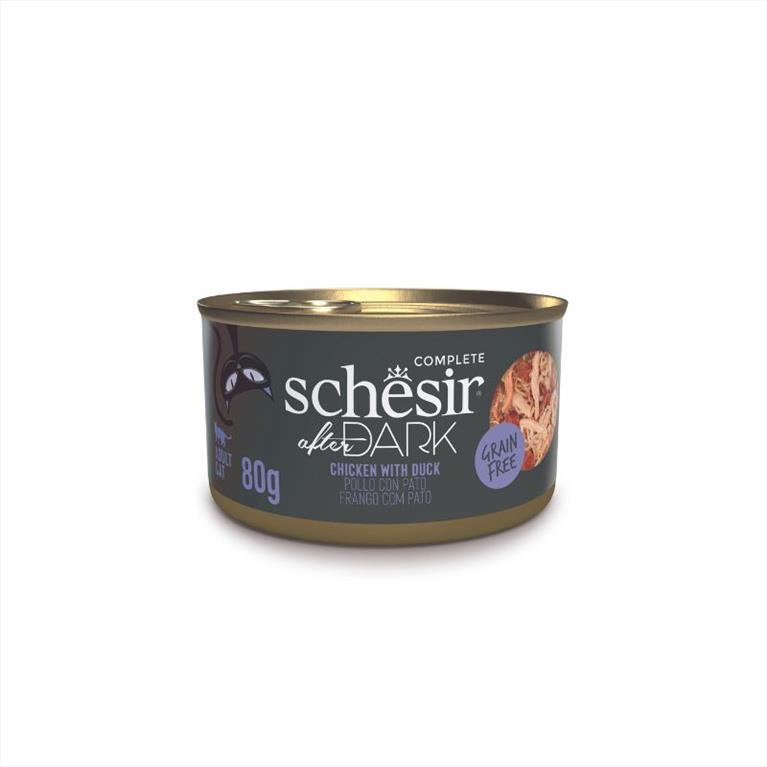 Schesir Cat After Dark Wholefood Κοτόπουλο με Πάπια 80gr
