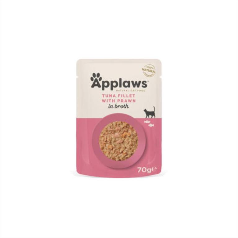 Applaws Adult Φακελάκι με Τόνο και Γαρίδες 70gr
