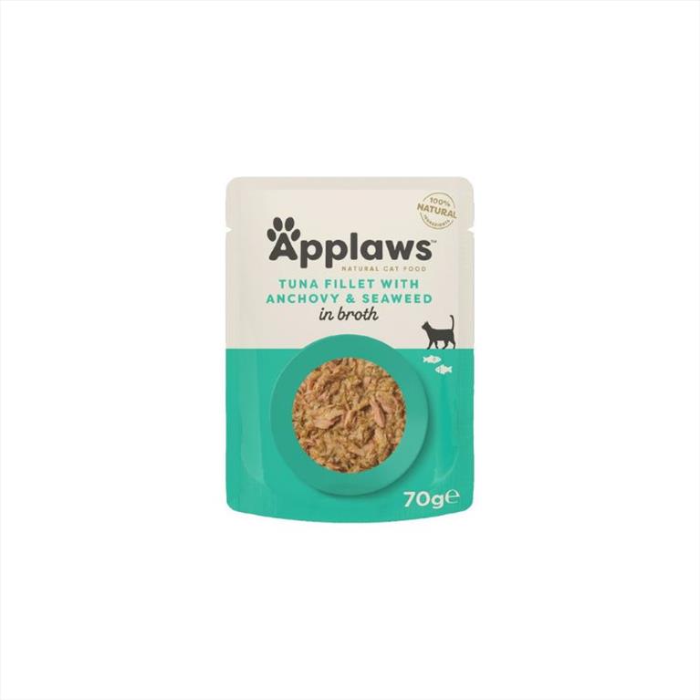 Applaws Adult Φακελάκι με Τόνο, Ατζούγια και Φύκη 70gr