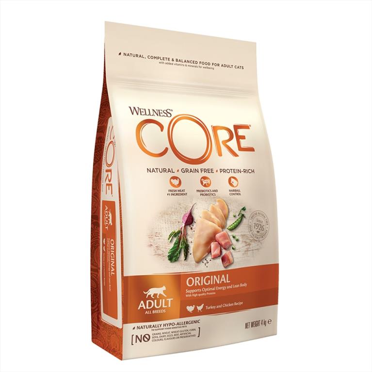Wellness Core Original Γαλοπούλα και Κοτόπουλο 4kg