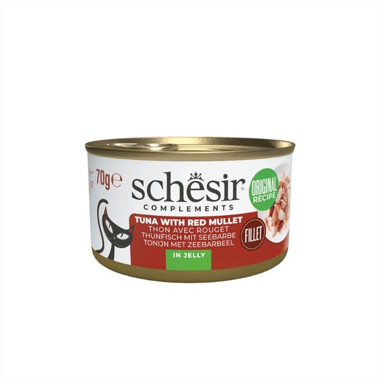 Schesir Cat Complements Jelly με Τόνο και Μπαρμπούνι 70gr