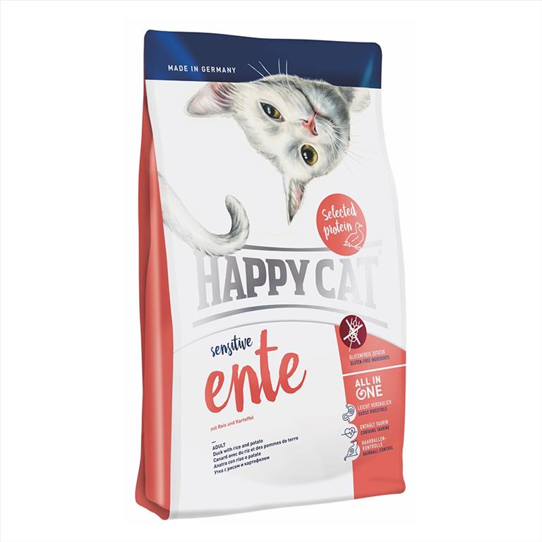 Happy Cat Sensitive με Πάπια 4 kg