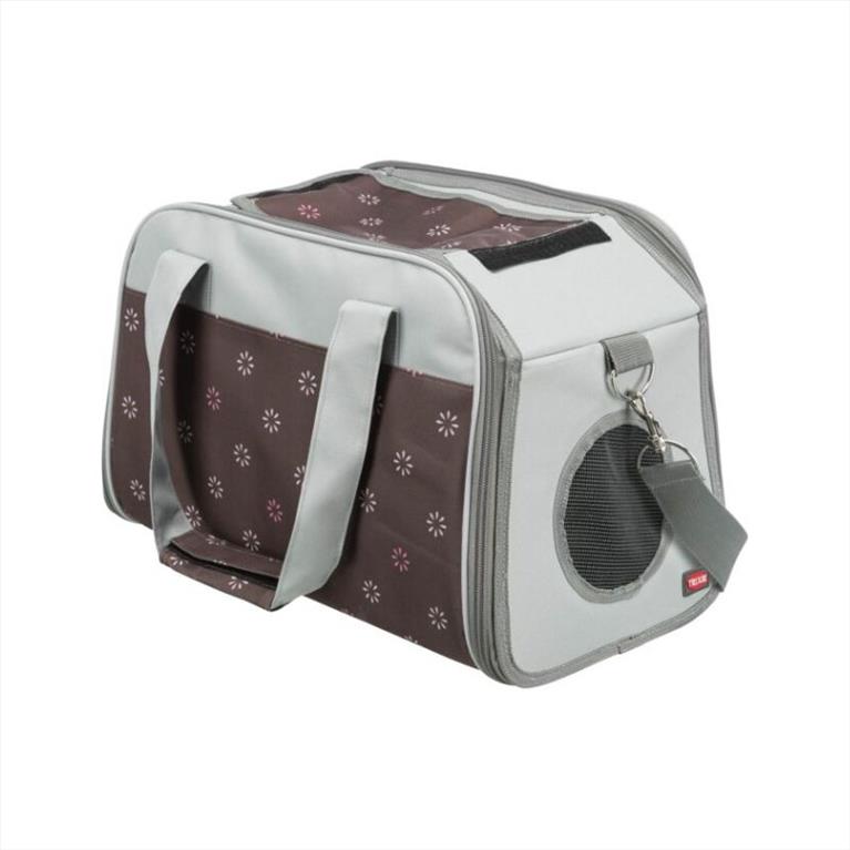 Trixie Τσάντα μεταφοράς Καφέ/Γκρι 25x27x42cm