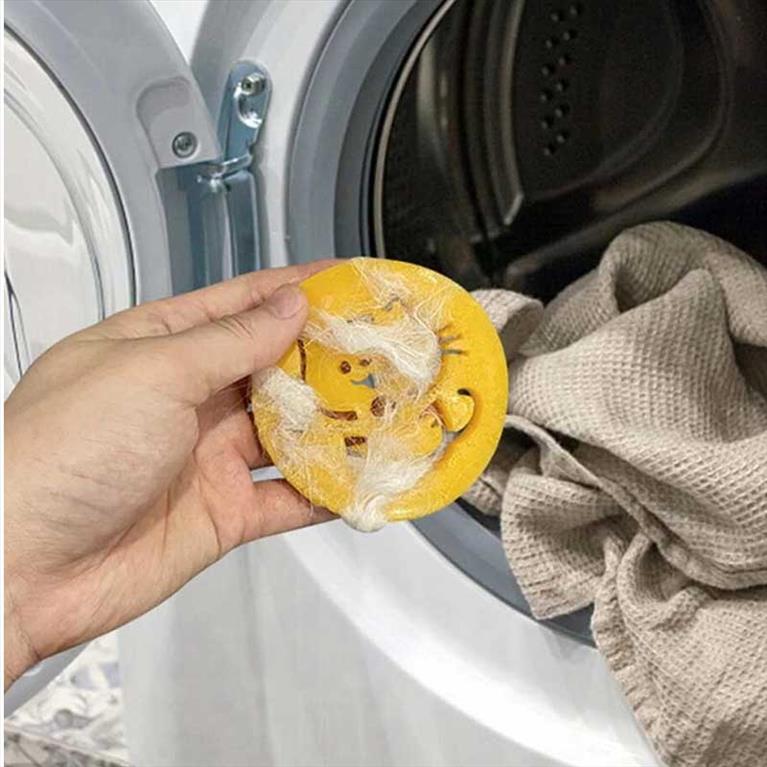 Μπάλες σιλικόνης πλυτηρίου για απομάκρυνση τριχών (2τεμ)