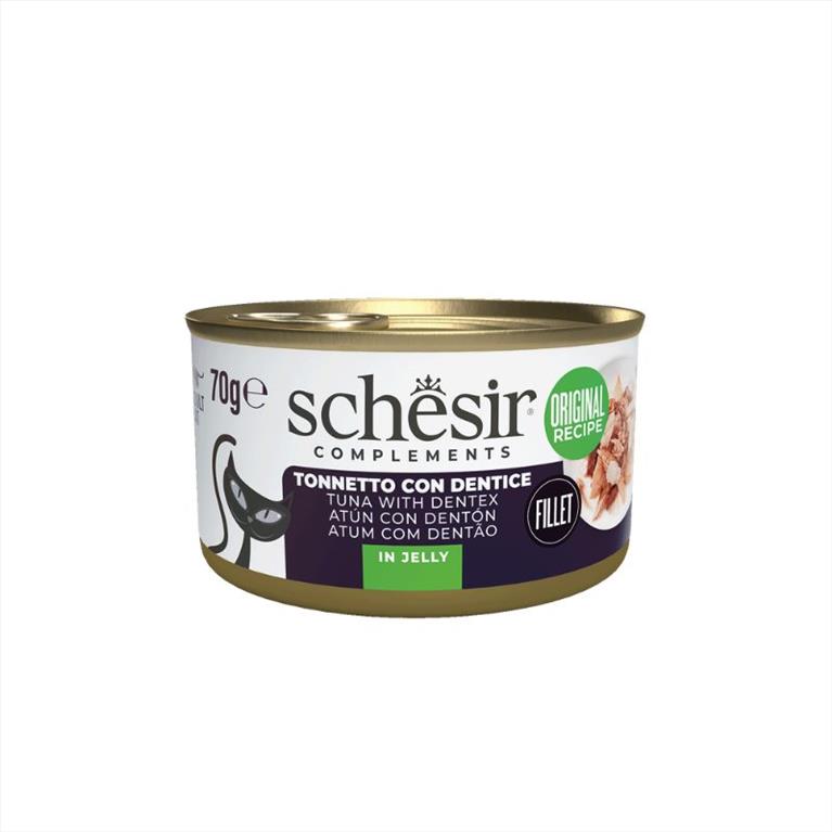 Schesir Cat Complements Jelly με Τόνο και Συναγρίδα 70gr