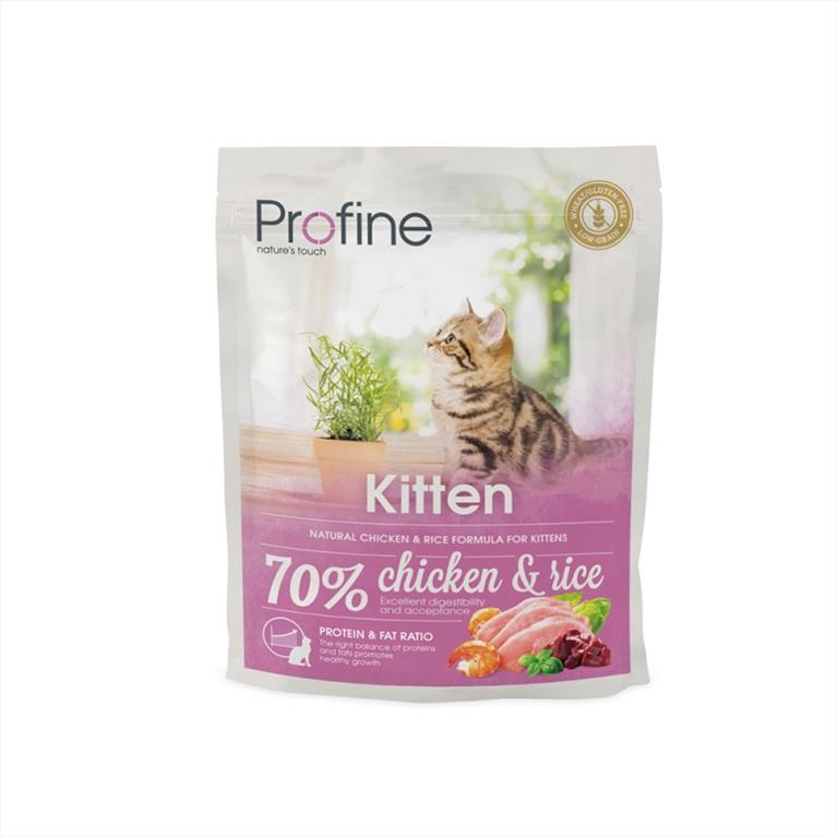 Profine Kitten με Κοτόπουλο και Ρύζι 300gr