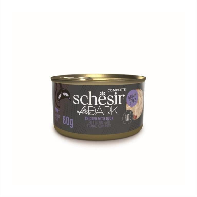 Schesir Cat After Dark Πατέ Κοτόπουλο με Πάπια 80gr