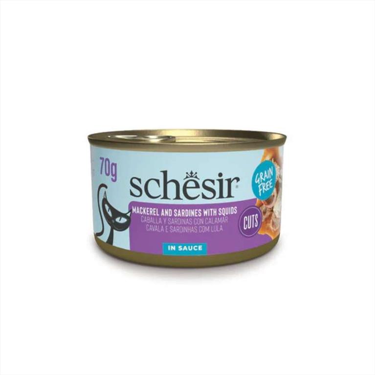 Schesir Cat Grill Cuts Σαρδέλες και Σκουμπρί 70gr