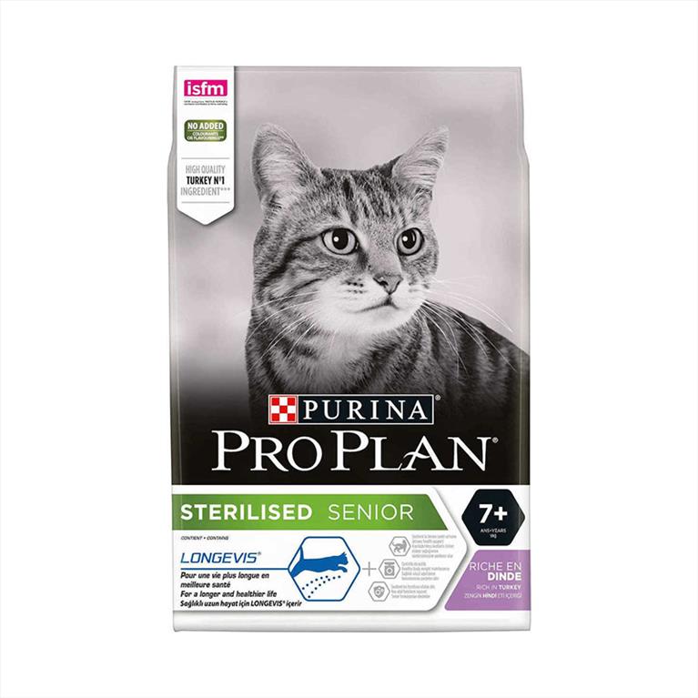 Purina Proplan Sterilised Senior με Γαλοπούλα 1,5kg