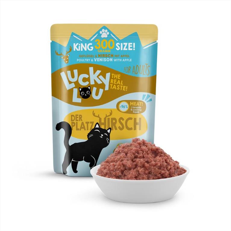 Lucky Lou LifeStage Adult με Πουλερικά, Ελάφι και Μήλο 300gr