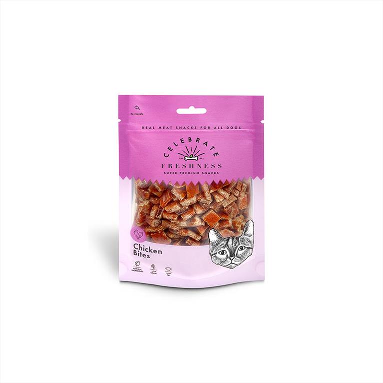 Celebrate Freshness Λιχουδιές Γάτας Chicken Bites 50gr.