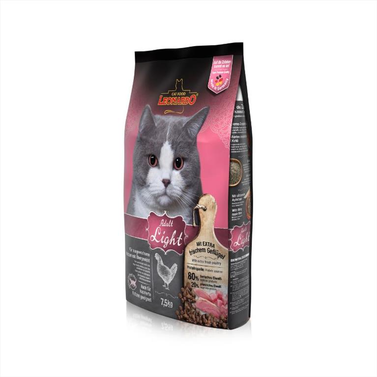 Leonardo Light & Sterilised με Κοτόπουλο 7.5kg
