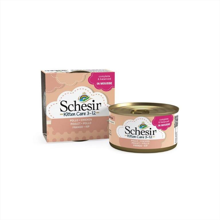 Schesir Jelly με Κοτόπουλο και Αλόη για Γατάκια 85gr