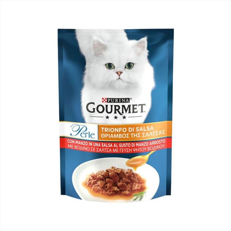 Gourmet Perle "Θρίαμβος της Σάλτσας" με Βοδινό 85gr