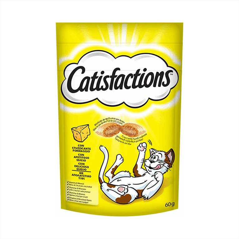 Catisfaction Λιχουδιές Γάτας με Τυρί 60γρ