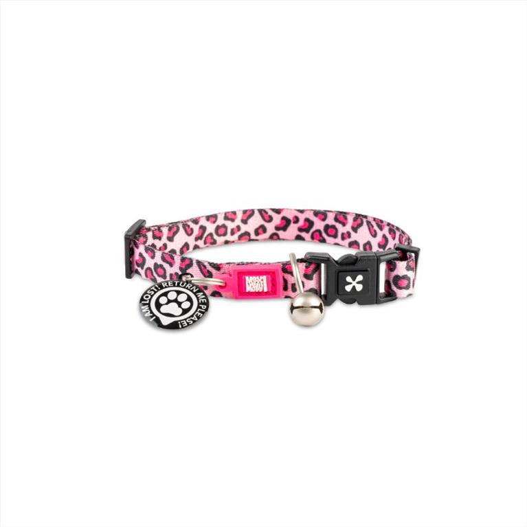 Max&Molly SMART ID Περιλαίμιο Γάτας Leopard pink