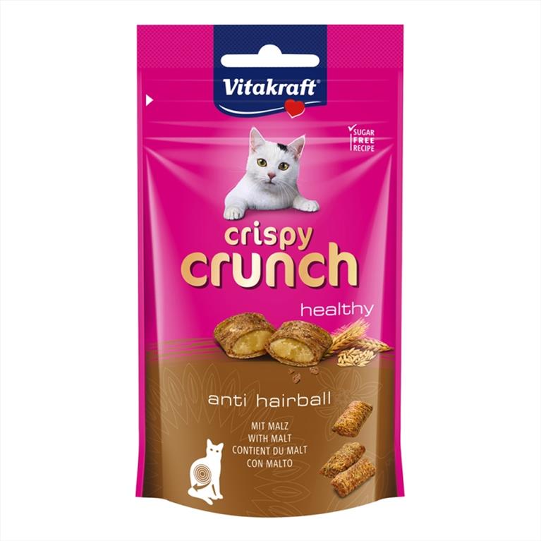Vitacraft Crispy Crunch Anti Hairball Τραγανές λιχουδιές με Βύνη 60gr