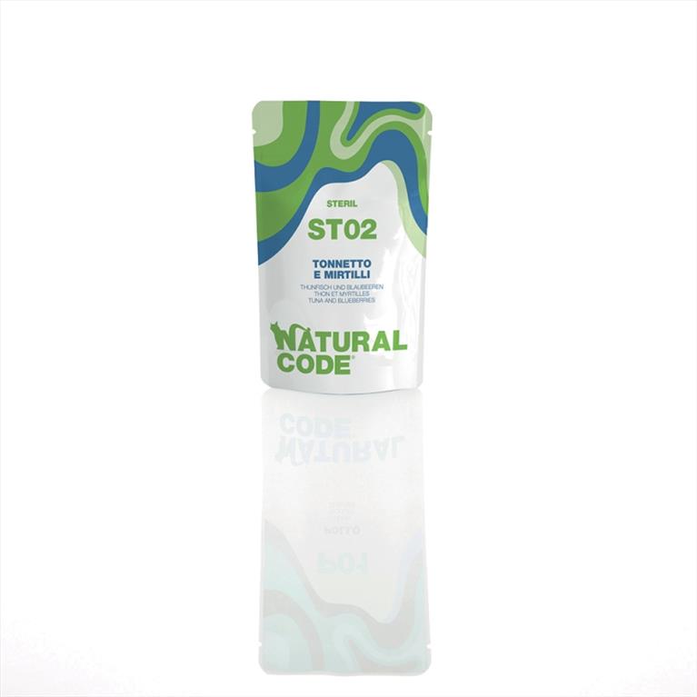Natural Code Sterilized με Τόνο και Μύρτιλλα 70gr